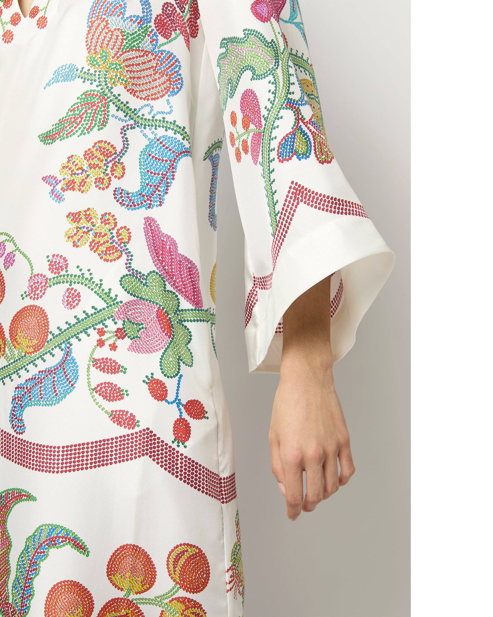 The Kaftan in Grenadilla Silk Twill