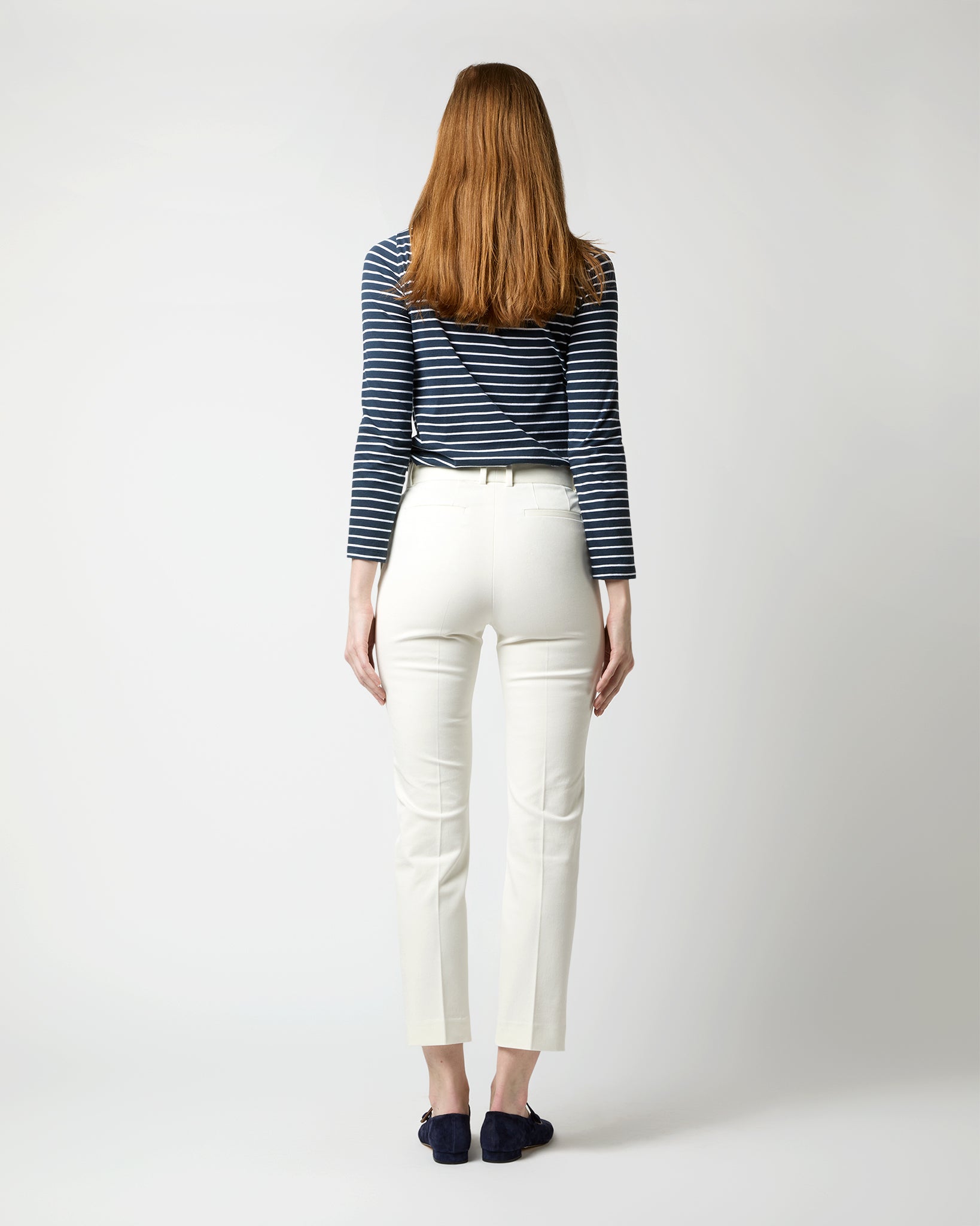 Coleman Pant in Oyster White