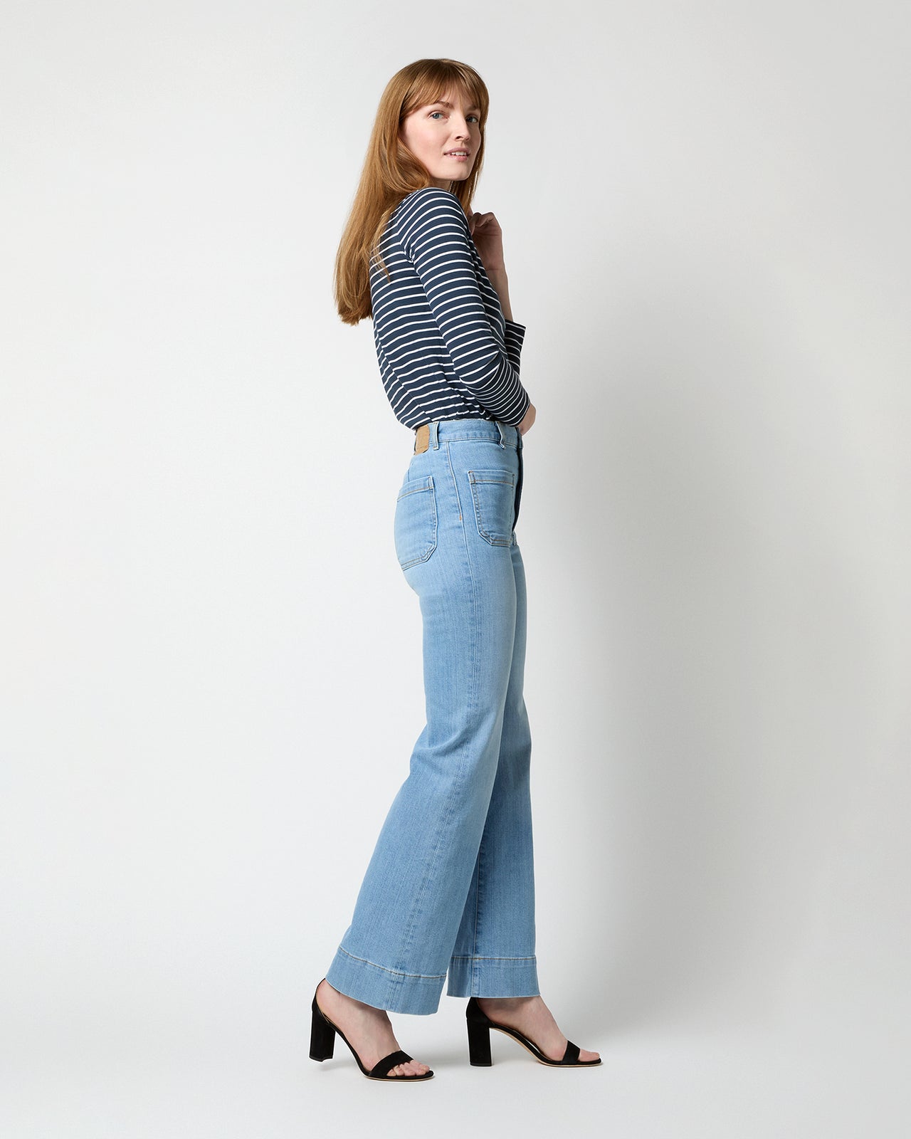 St Monica Jean in Azurina Blue | Shop Ann Mashburn