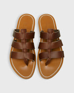 Load image into Gallery viewer, Dolon Sandal in Dark Brown Leather
