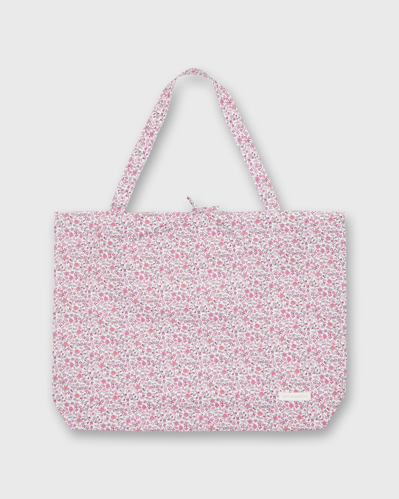 Reusable Tote Bag in Pink Diderot Liberty Fabric