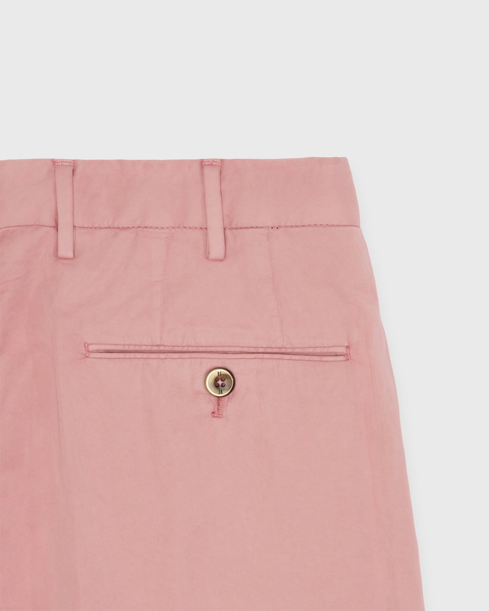 Sport Trouser in Rose Garment Dyed Stretch Silkochino