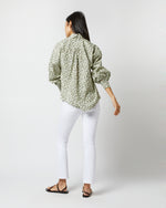 Load image into Gallery viewer, Anaya Popover Shirt in Olive Eliasson Liberty Fabric

