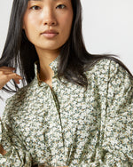 Load image into Gallery viewer, Anaya Popover Shirt in Olive Eliasson Liberty Fabric
