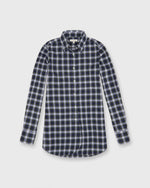 Load image into Gallery viewer, Boyfriend Shirt in Navy/Green Gordon Tartan Poplin
