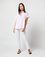 Load image into Gallery viewer, Atelier Kami Top in Pink Mixed Stripe Poplin
