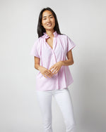 Load image into Gallery viewer, Atelier Kami Top in Pink Mixed Stripe Poplin
