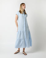 Load image into Gallery viewer, Sophia Dress in Sky Sahara Linen
