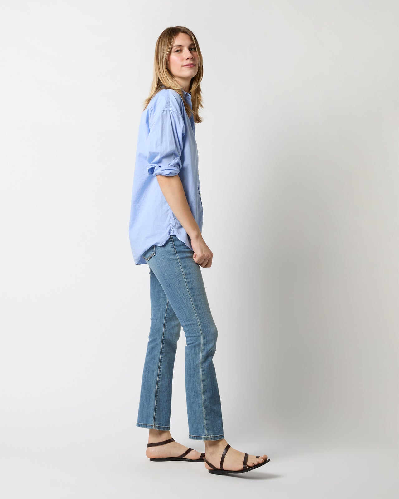 Weekender Shirt in Sky Summer Cloth