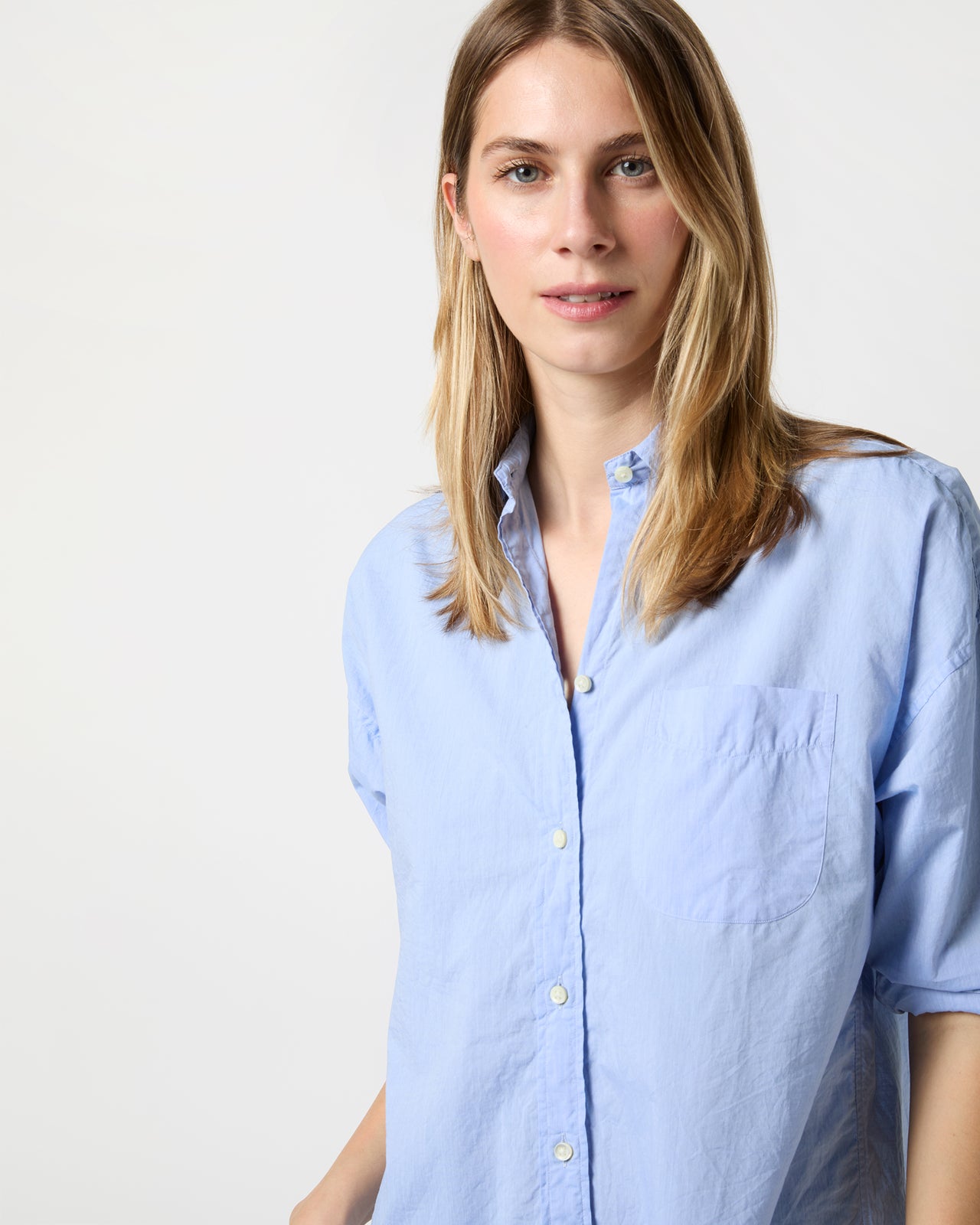 Weekender Shirt in Sky Summer Cloth