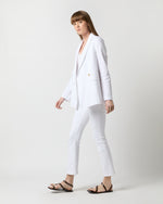 Load image into Gallery viewer, Constance Jacket in White Stretch Cotolino
