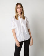 Load image into Gallery viewer, Elsie Shirt in Ivory Silk Shantung
