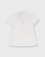 Load image into Gallery viewer, Atelier Kami Top in Sand Multi Stripe Poplin
