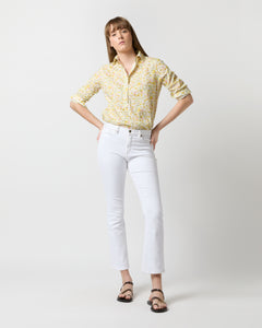 Tomboy Popover Shirt in Yellow/Multi Inky Fields Liberty Fabric
