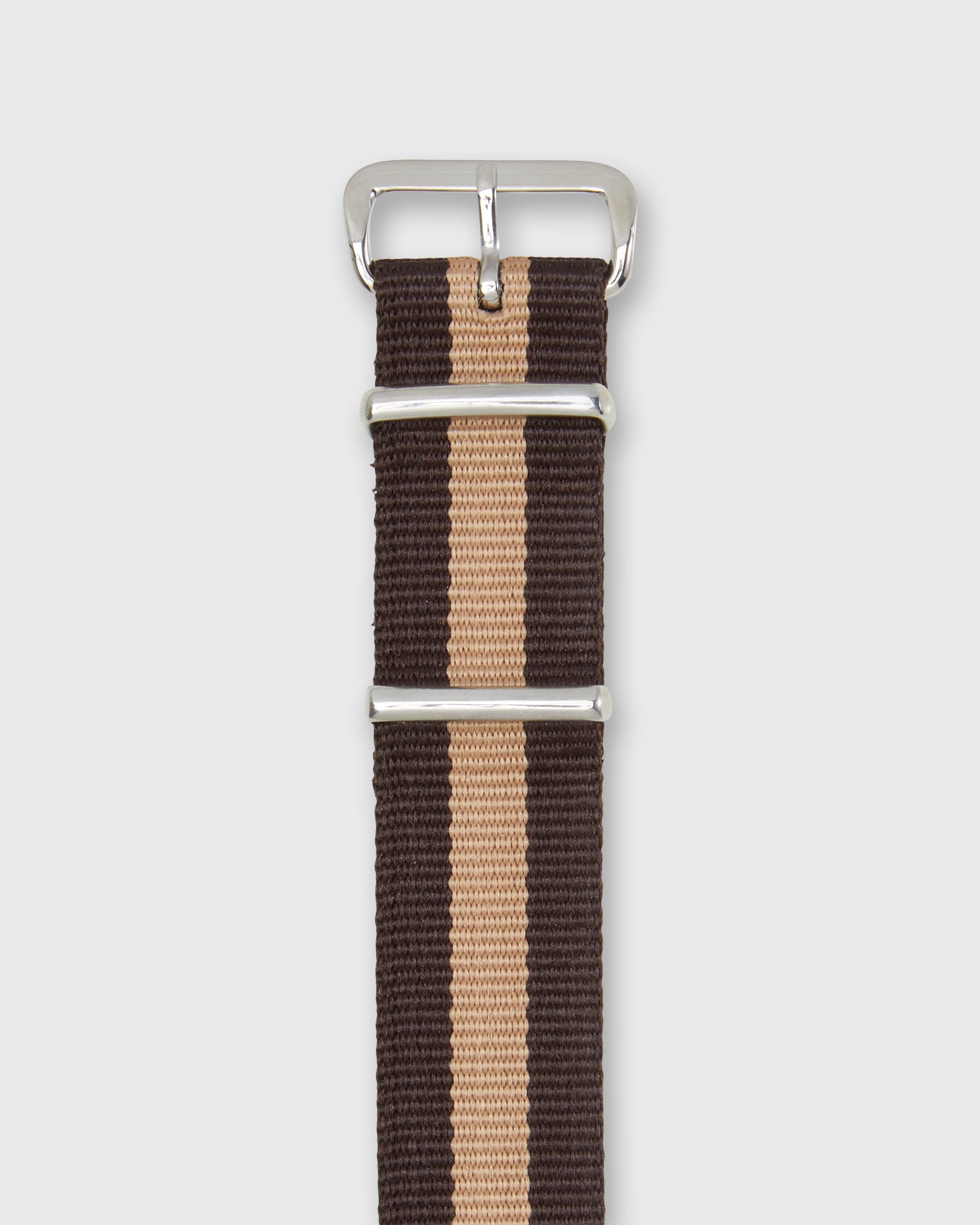 Nato Watch Strap in Brown/Tan Stripe