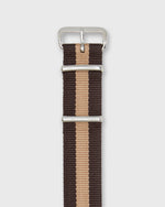 Load image into Gallery viewer, Nato Watch Strap in Brown/Tan Stripe
