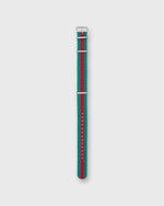 Load image into Gallery viewer, Nato Watch Strap in Green/Red Stripe
