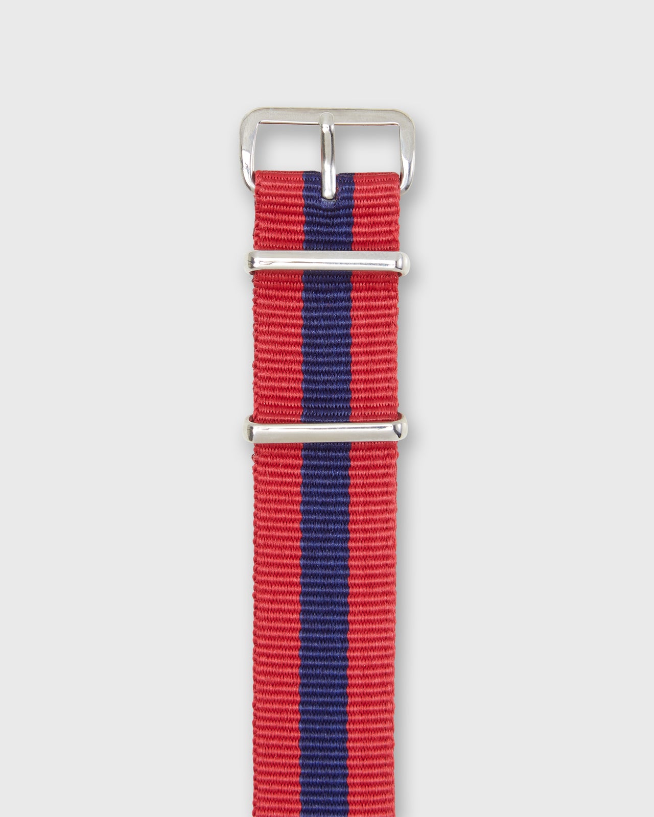 Nato Watch Strap in Red/Navy Stripe
