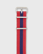 Load image into Gallery viewer, Nato Watch Strap in Red/Navy Stripe
