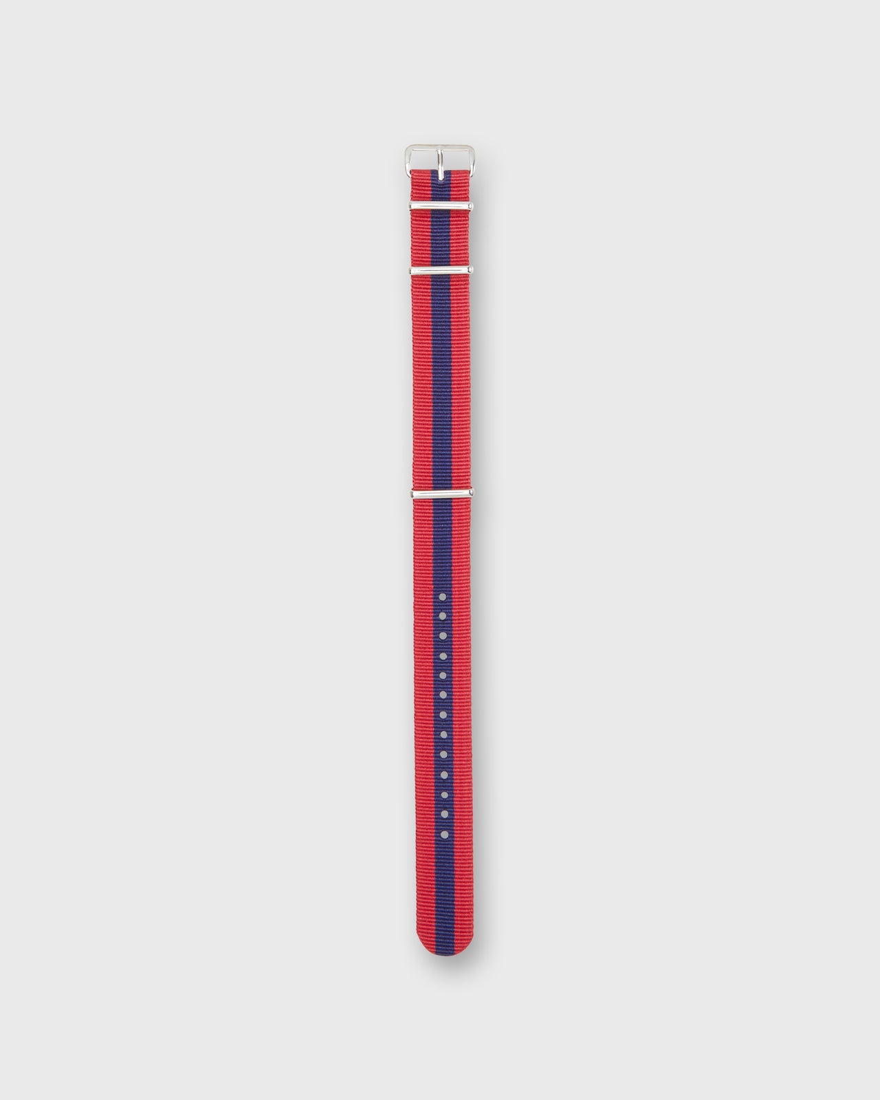 Nato Watch Strap in Red/Navy Stripe