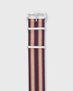 Load image into Gallery viewer, Nato Watch Strap in Black/Yellow/Red Stripe
