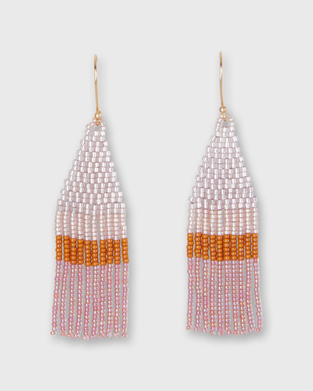 Franjette Earrings in Blush