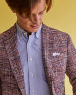 Load image into Gallery viewer, Ghost Blazer in Red/White/Blue Tweed
