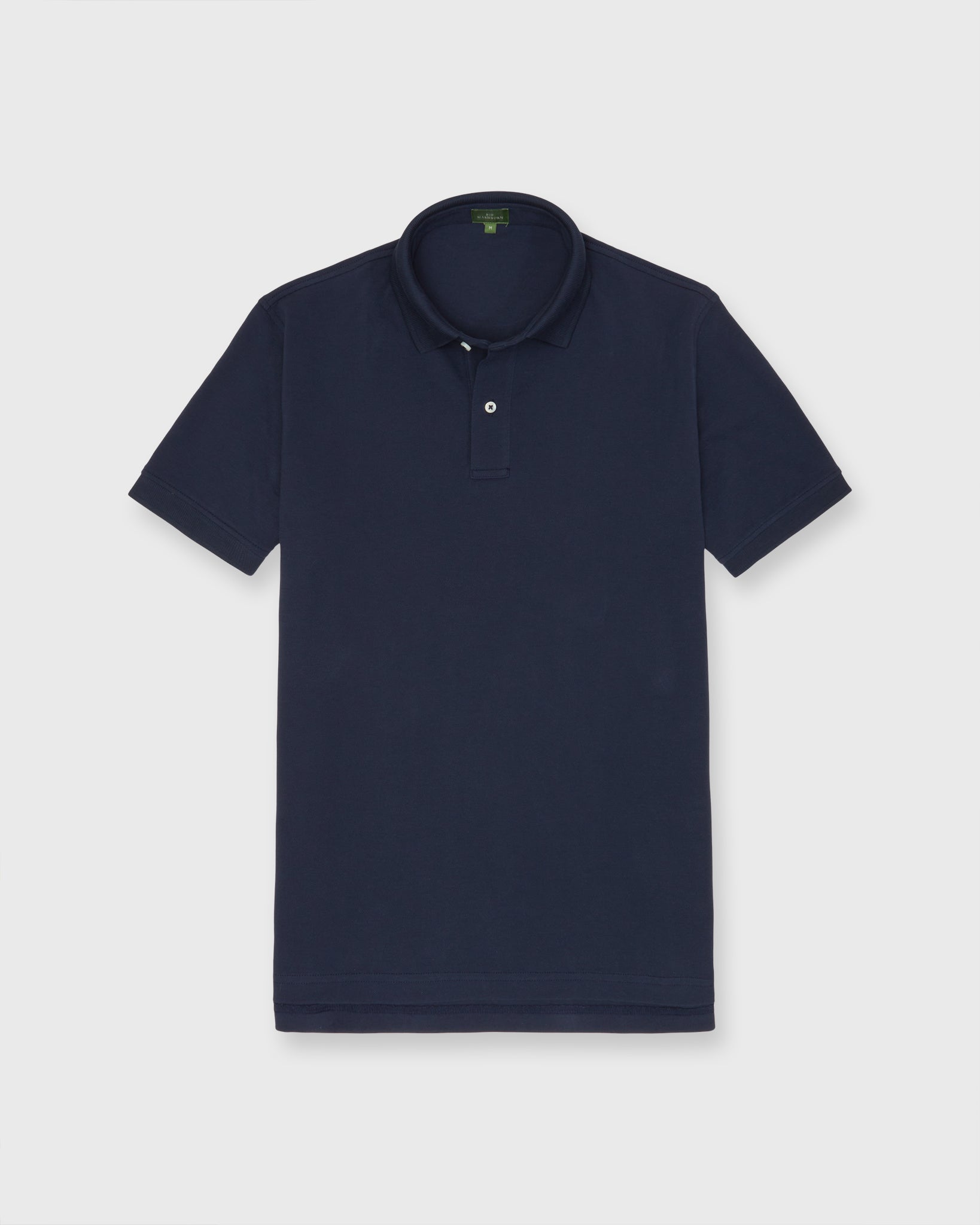 Court Polo in Navy Pima Pique