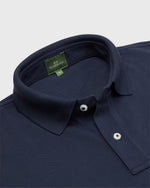 Load image into Gallery viewer, Court Polo in Navy Pima Pique
