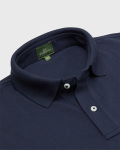 Court Polo in Navy Pima Pique