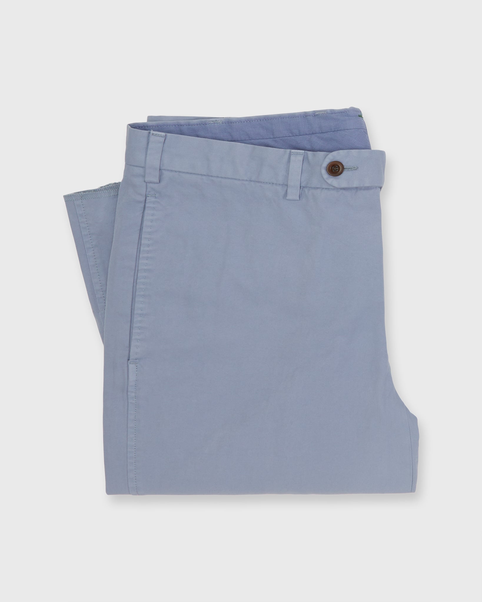 Garment-Dyed Sport Trouser in Dusty Blue AP Lightweight Twill