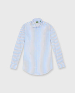 Otto Handmade Sport Shirt in Blue/Pink/Scotch Multi Stripe Cotolino