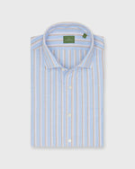 Load image into Gallery viewer, Otto Handmade Sport Shirt in Blue/Pink/Scotch Multi Stripe Cotolino
