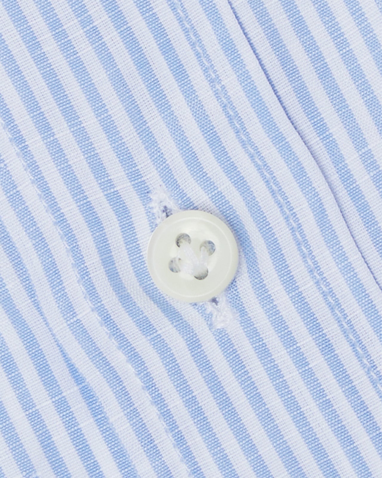 Otto Handmade Sport Shirt in Blue/White Bengal Stripe Cotolino