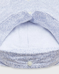 Short-Sleeved Button-Down Sport Shirt in Blue/White Hustle & Bustle Liberty Fabric
