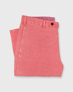 Load image into Gallery viewer, Garment-Dyed Sport Trouser in Coral Canapa Canvas
