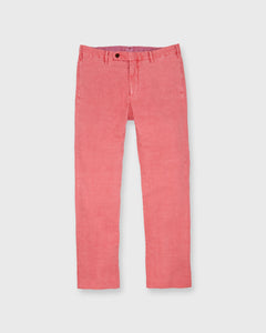 Garment-Dyed Sport Trouser in Coral Canapa Canvas