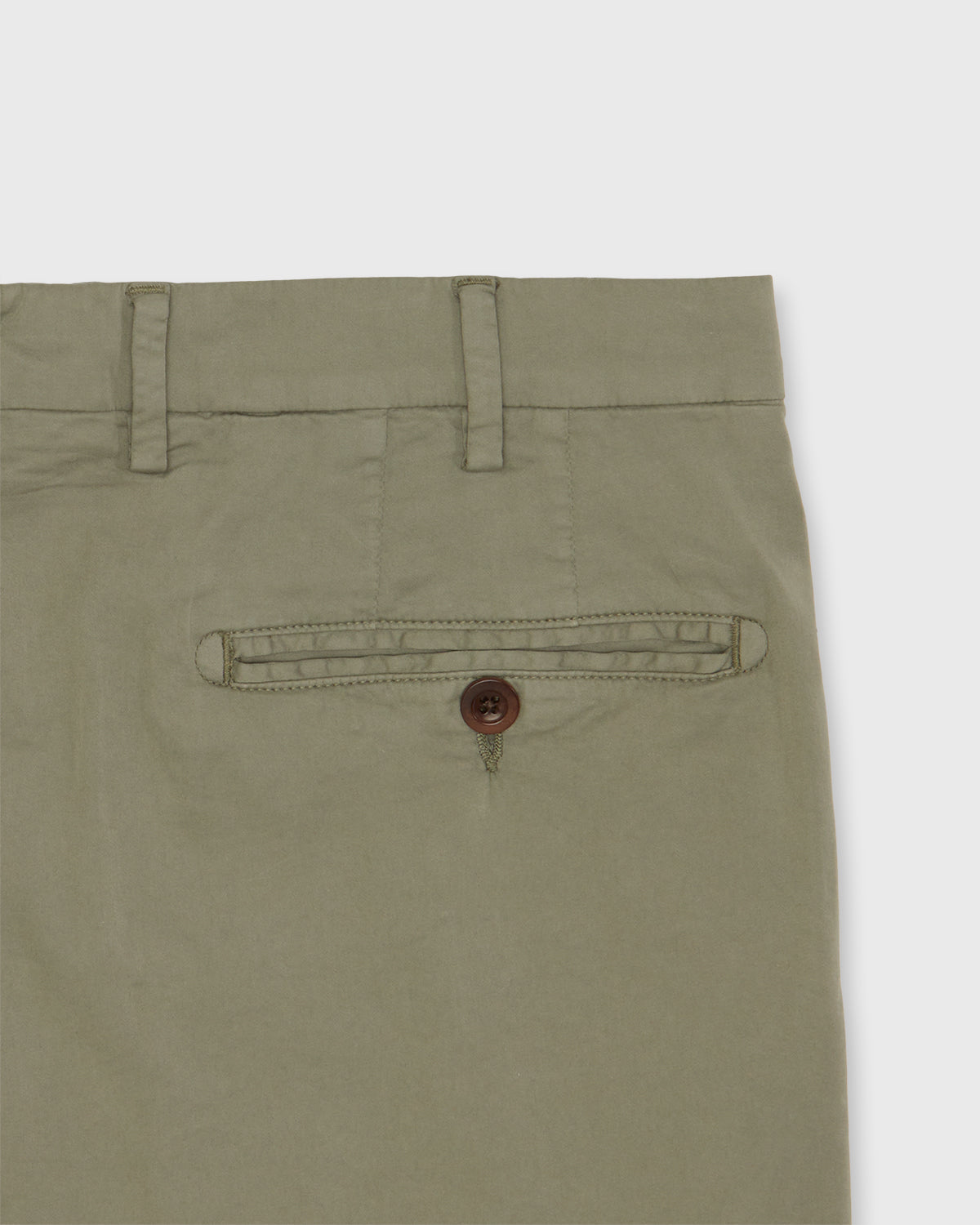 Garment-Dyed Sport Trouser in Sage Summer Poplin
