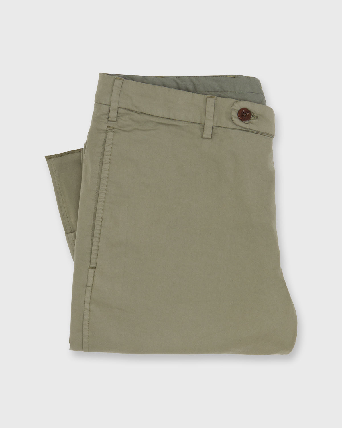 Garment-Dyed Sport Trouser in Sage Summer Poplin