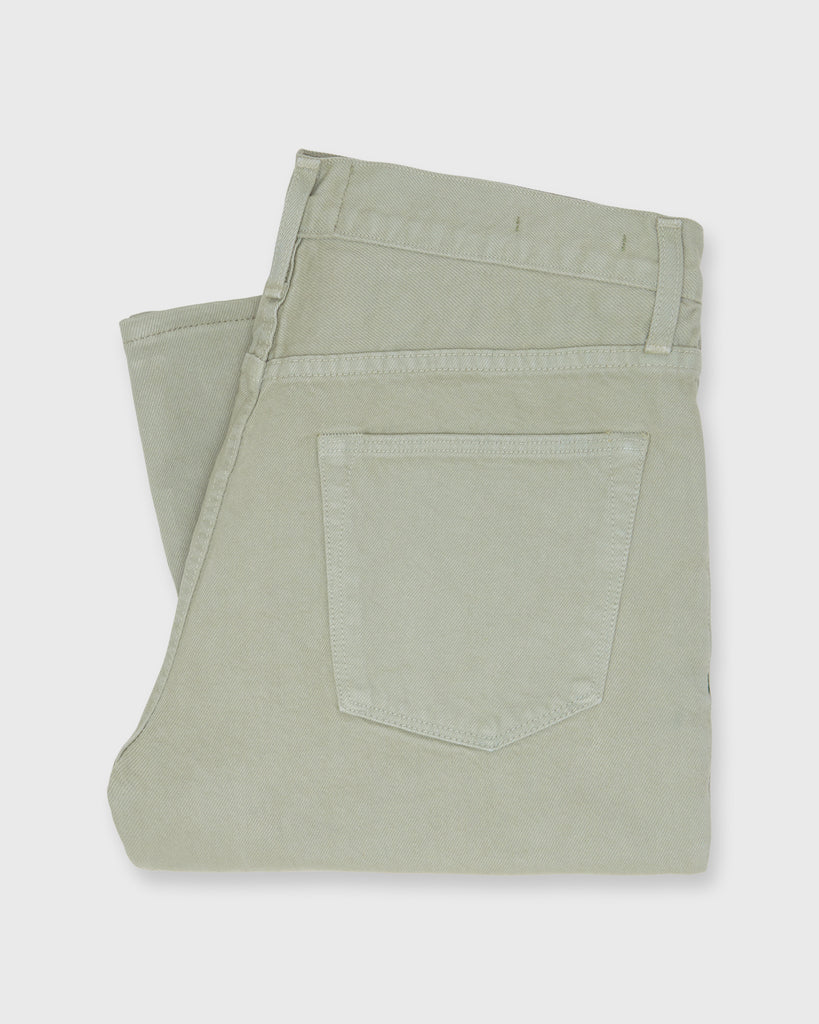 Slim Straight Jean in Spring Olive Garment-Dyed Denim | Shop Sid Mashburn