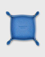 Load image into Gallery viewer, Soft Small Square Tray in Bright Blue Alce Leather
