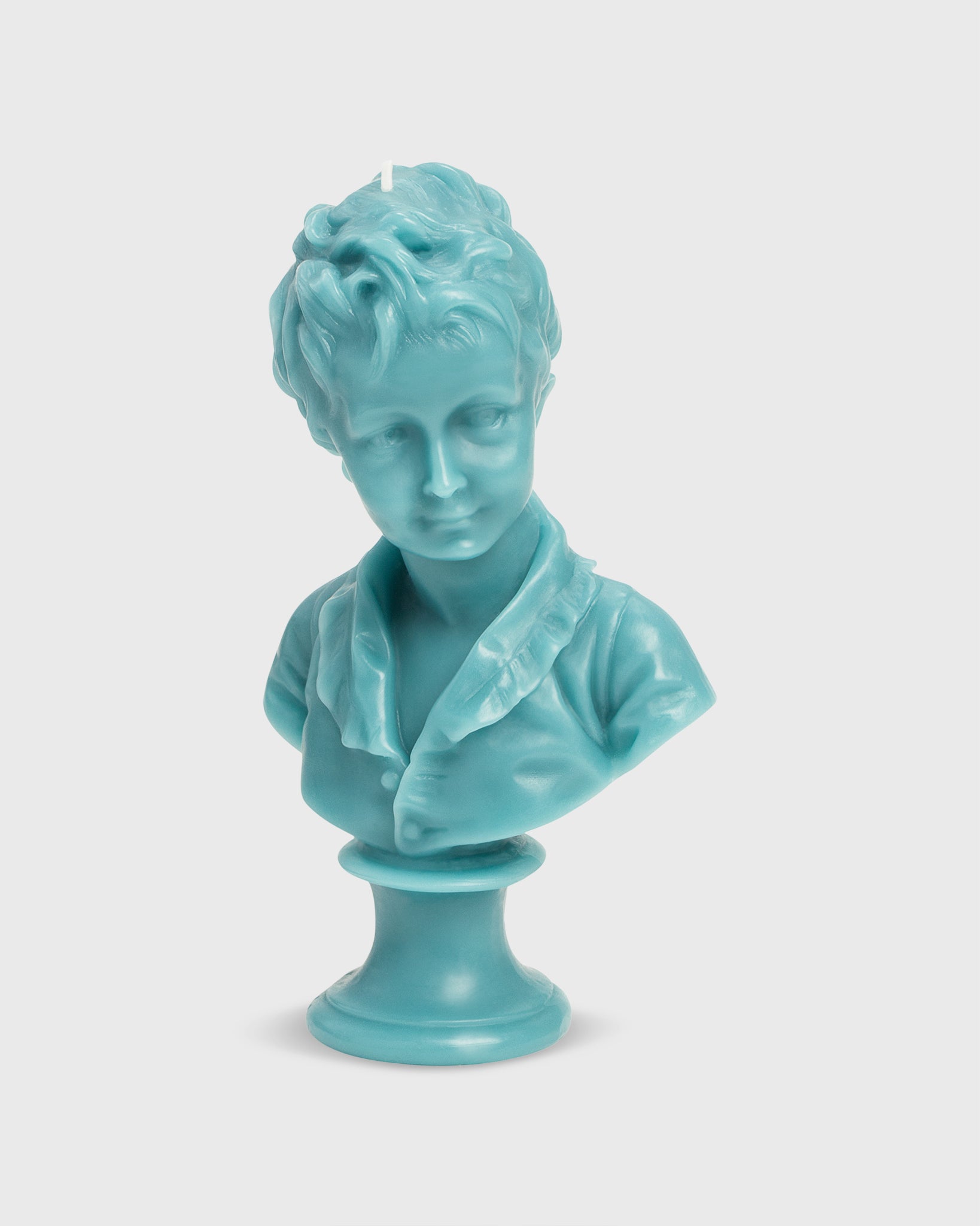 Alexandre Bust Candle in Empire Blue