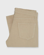 Load image into Gallery viewer, Slim Straight 5-Pocket Pant in Stone Canapa Canvas
