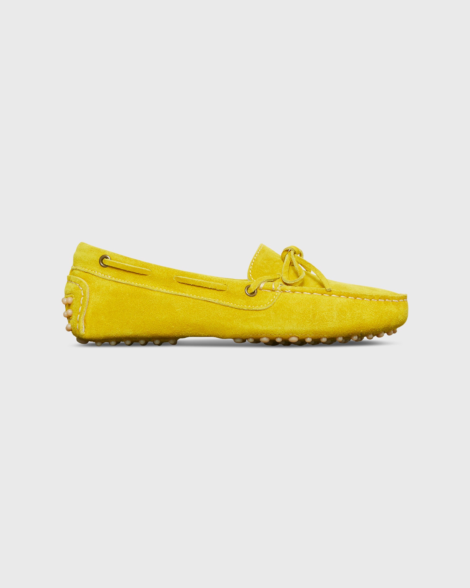 Driving Moccasin in Yellow Suede