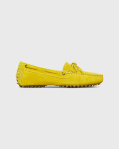 Driving Moccasin in Yellow Suede