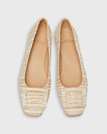 Load image into Gallery viewer, Buckle Shoe in Raffia Textured Tweed
