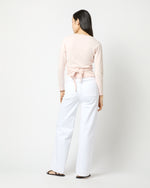 Load image into Gallery viewer, Ballerina Sweater in Pink Calico Cotton/Cashmere
