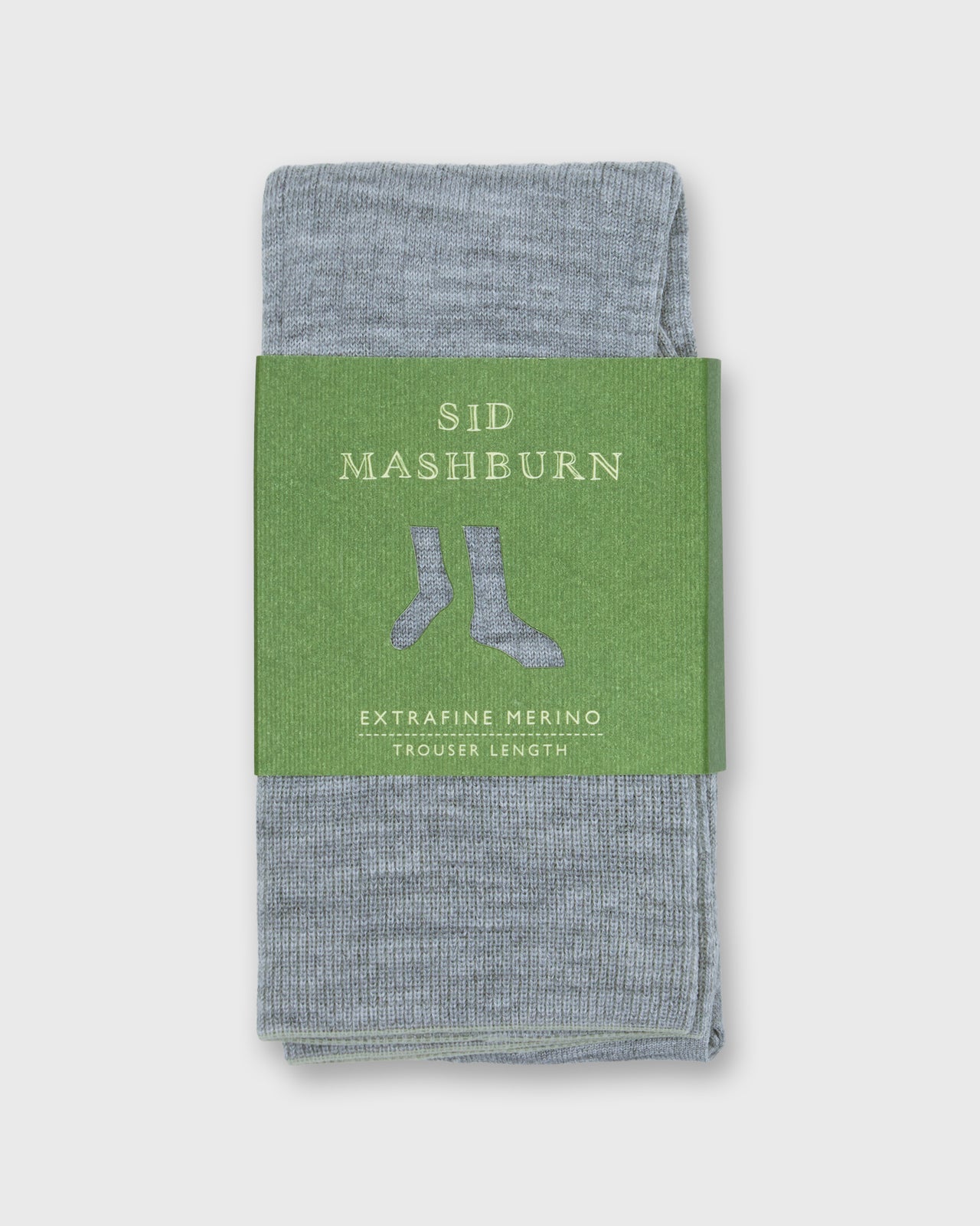 Trouser Dress Socks in Light Heather Grey Extra Fine Merino by Sid Mashburn Trouser Dress Socks in Light Heather Grey Extra Fine Merino by Sid Mashburn