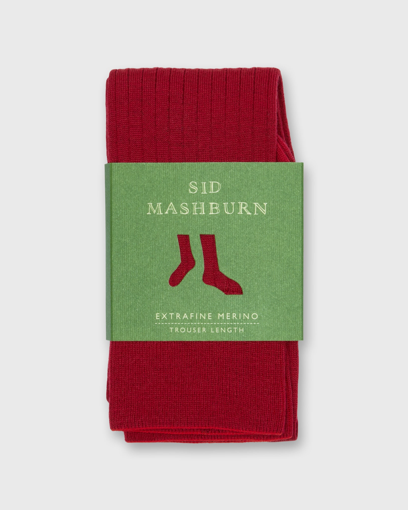 Trouser Dress Socks in Red Extra Fine Merino by Sid Mashburn Trouser Dress Socks in Red Extra Fine Merino by Sid Mashburn