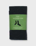 Load image into Gallery viewer, Over-The-Calf Dress Socks in Navy/Olive Dot Extra Fine Merino
